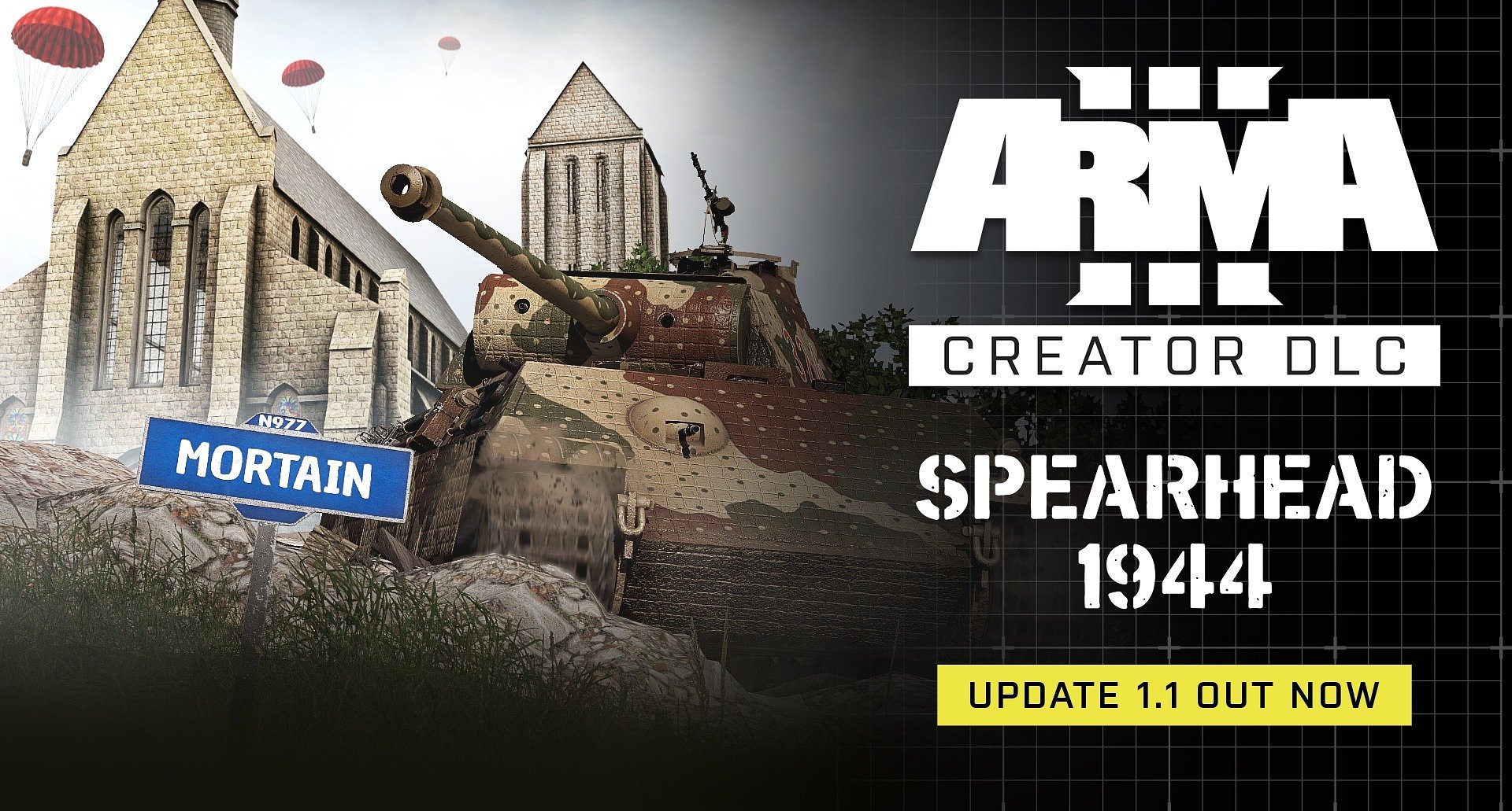 Arma 3 – Aktualizacja 1.1 do Creator DLC Spearhead 1944 właśnie trafiła na Steam