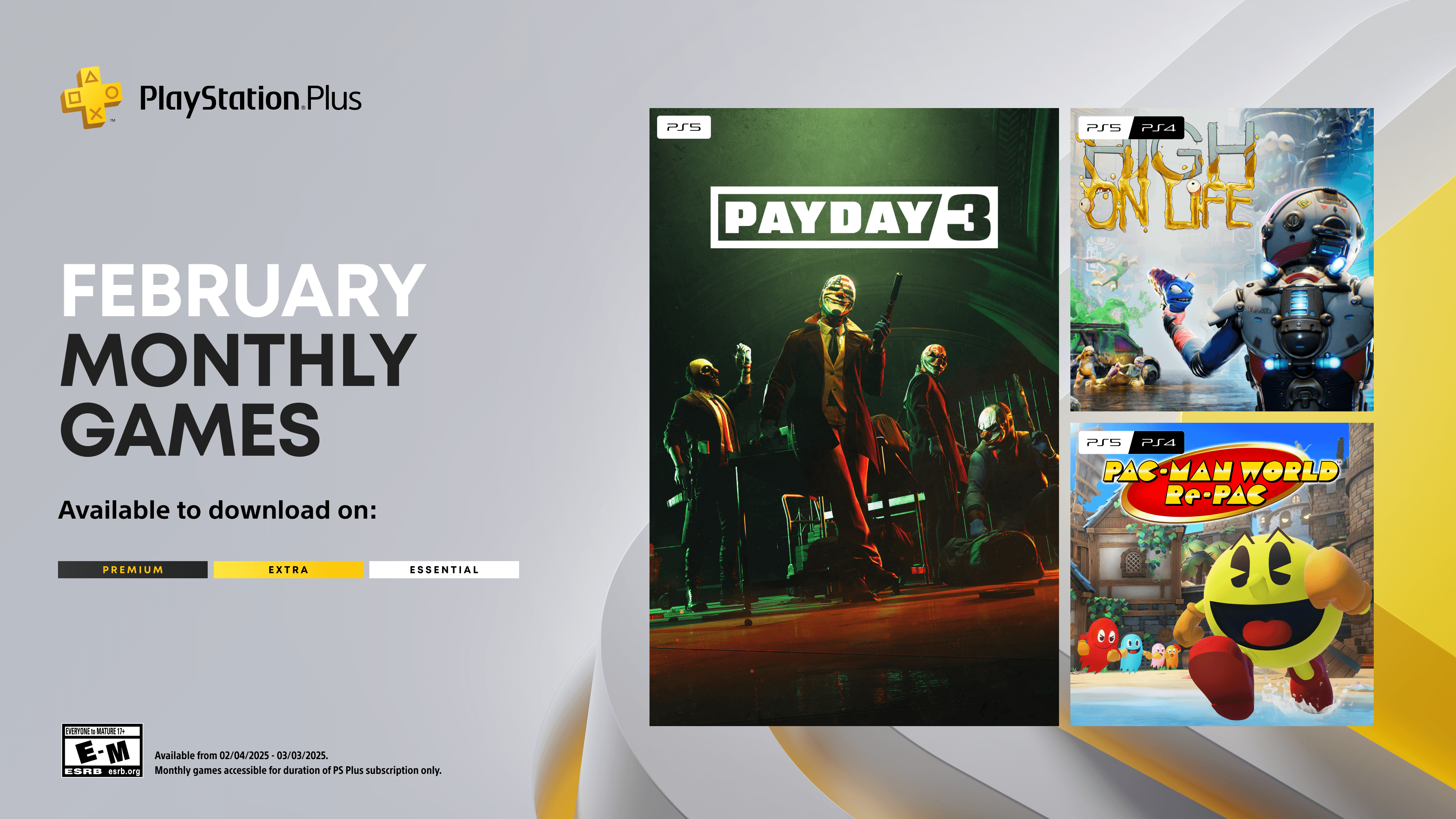 Luty w PlayStation Plus: Payday 3, High on Life i Pac-Man World Re-Pac