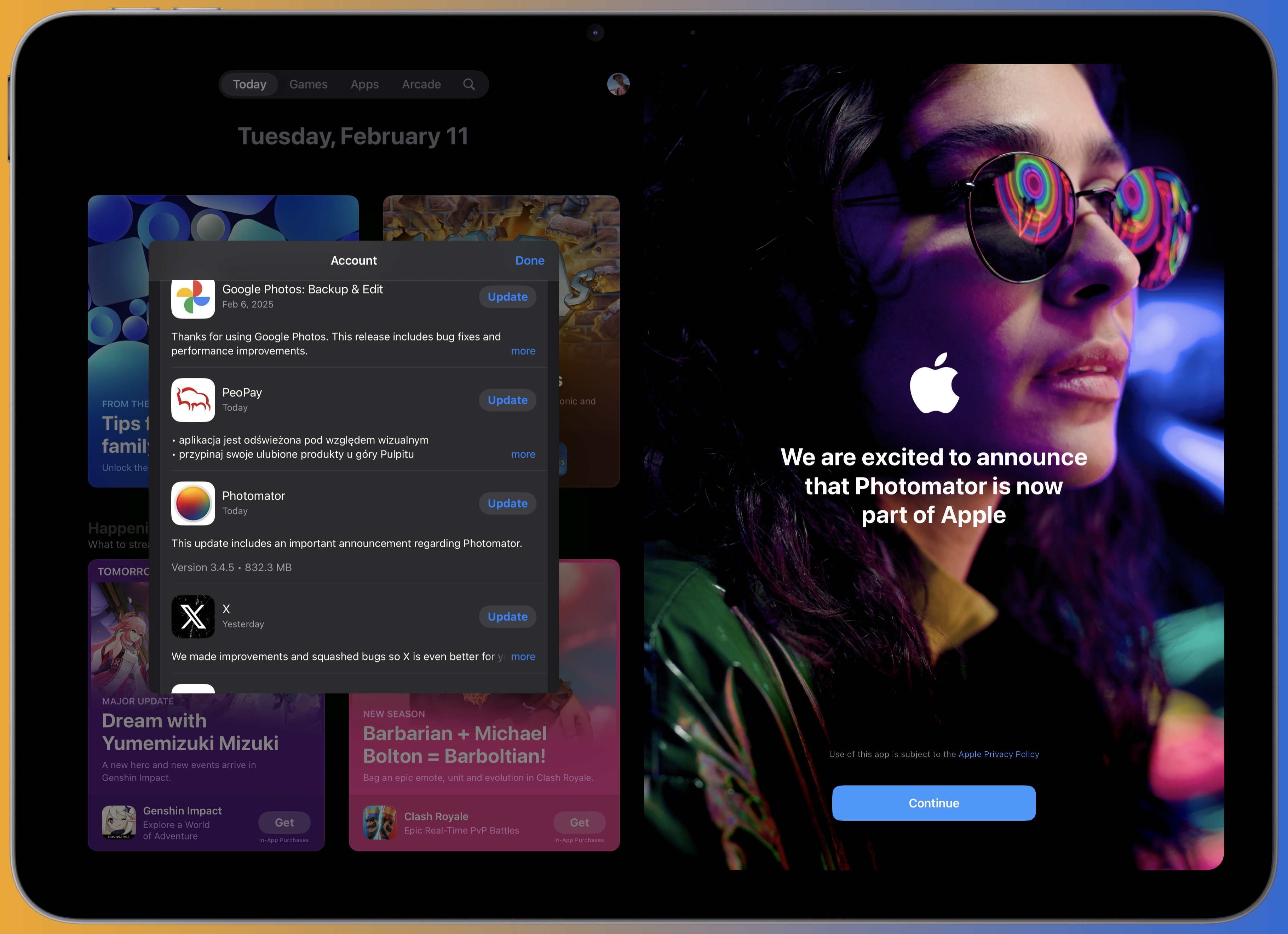 Aktulizacja aplikacji potwierdza przjejęcie Photomator przez Apple