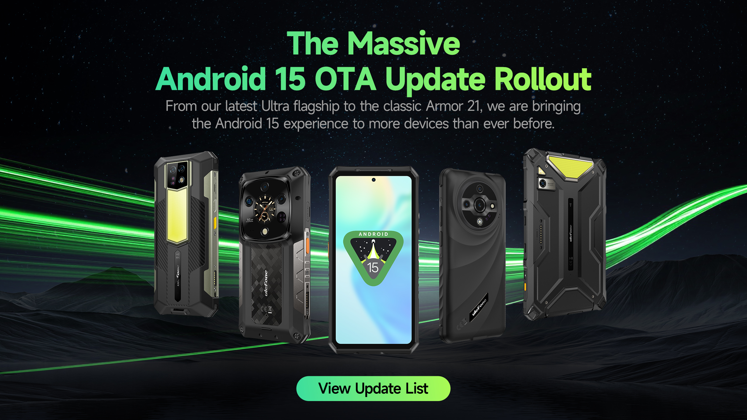 Ulefone udostępnia Androida 15 dla ponad 20 urządzeń. Aktualizacja także dla modeli z 2023 roku