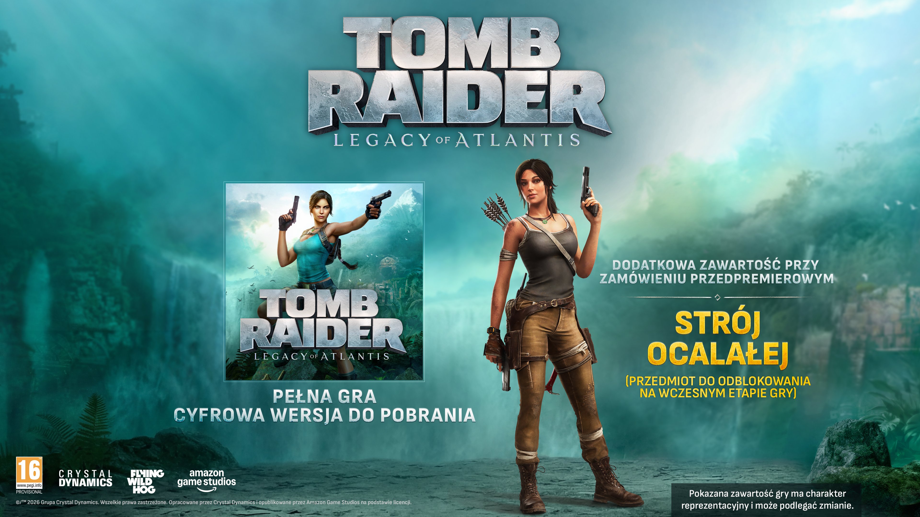 Lara Croft przemówi po polsku. Tomb Raider: Legacy of Atlantis z datą premiery i nowym zwiastunem