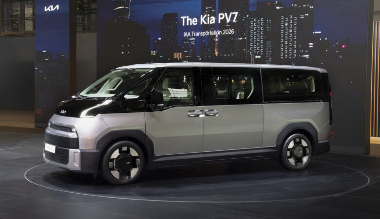 Premiera Kia PV7 elektryczny samochód dostawczy zaprezentowany na targach IAA Transportation