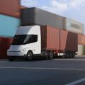 Ciężarówka Tesla Semi w Europie zaprezentowana na targach motoryzacyjnych IAA