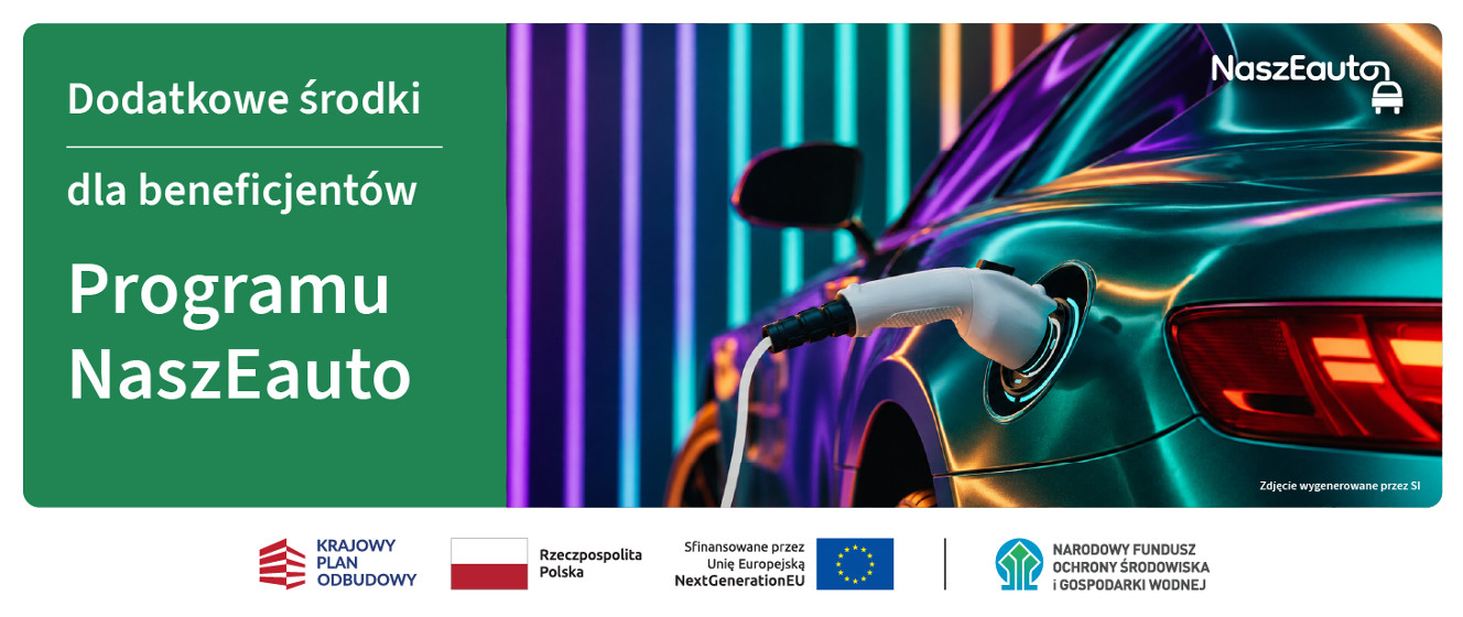 Dodatkowe miliony na dopłaty do aut elektrycznych NaszEauto!