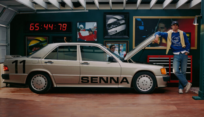 Męska kurtka wyścigowa z kolekcji Zara Ayrton Senna