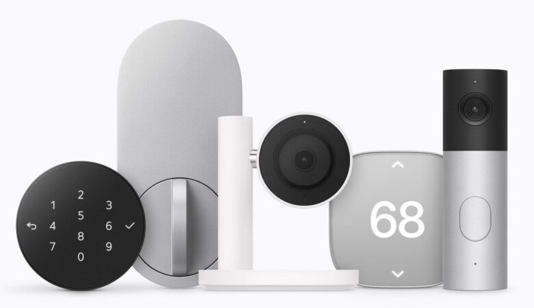 Logo Apple Home Collection i inteligentne urządzenia smart home LG